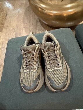 Hoka  Women’s  Athletic Sneakers in Olive/Brown - like new